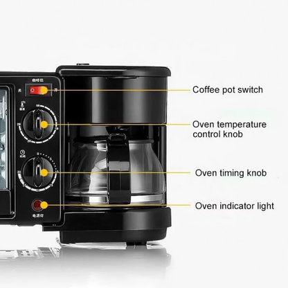 Transformez votre cuisine avec le Four Électrique 3 en 1 : Multifonction, Pratique et Efficace !